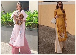 Street style đầu năm của sao Việt: Áo dài là trang phục 'chiếm sóng' nhiều nhất