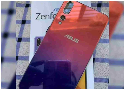 ASUS Zenfone 6 (2019) lộ ảnh thực tế với 3 camera, mặt lưng màu gradient