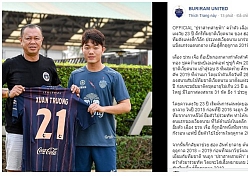 Chính thức: Xuân Trường ra mắt Buriram United, mang số áo 21