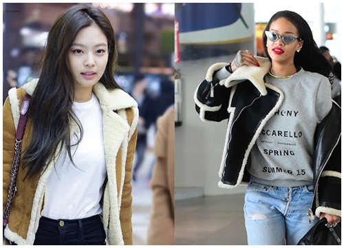 Dù chẳng liên quan nhưng thi thoảng, style của Jennie và Rihanna cũng có chút tương đồng nhẹ