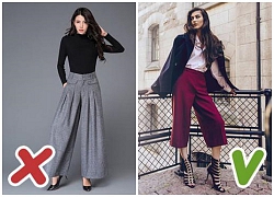 Năm lỗi mặc quần culottes mà bạn cần tránh tuyệt đối để không biến mình thành thảm họa