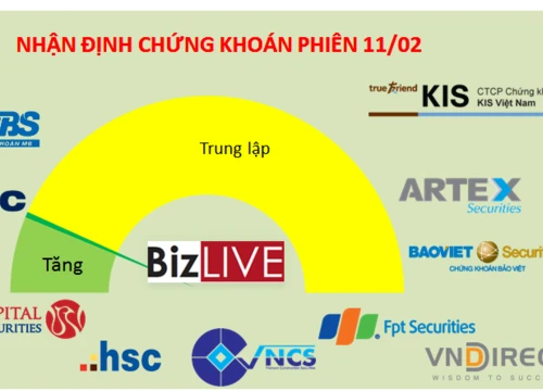 Nhận định chứng khoán 11/2: Xu hướng vẫn trung tính trong phiên đầu năm Kỷ Hợi