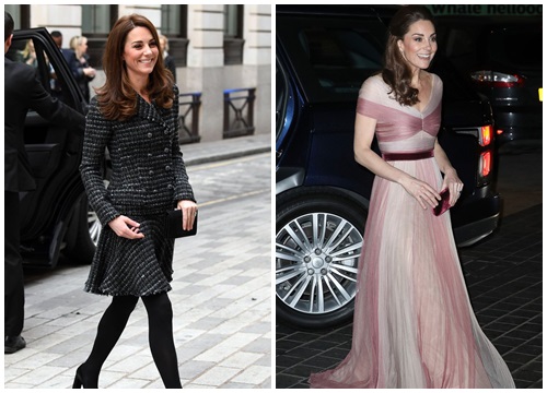 Kate Middleton cũng bận "chạy show" sự kiện: vừa từ nàng công sở đã hóa nữ thần sang chảnh khiến dân tình điên đảo