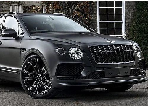 Ngắm siêu phẩm Bentley Bentayga đen tuyền