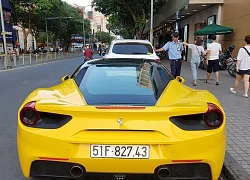 Sài Gòn: Hàng Hiếm Ferrari 488 GTB màu vàng Giallo Modena tái xuất đầu năm