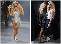 'Gái già' bốc lửa Paris Hilton trở thành tâm điểm khi catwalk tại New York Fashion Week