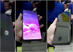 Galaxy S10+ phải khoét lỗ trên miếng dán để dùng vân tay siêu âm ?