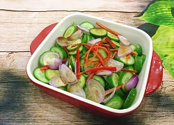 Giòn ngon salad dưa chuột sốt xì dầu cho bữa tối nhẹ bụng