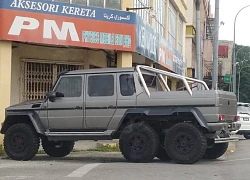 "Quái vật 6 chân" Mercedes-Benz G63 AMG 6x6 độ Brabus siêu đắt đỏ của đại gia Singapore