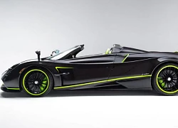 "Thần gió" Pagani Huayra mui trần toát lên vẻ đẹp cực phẩm với bộ cánh Acid Green mới