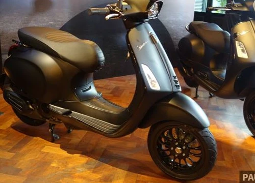 Vespa bản đen mờ có giá bán từ 100 triệu đồng tại Malaysia