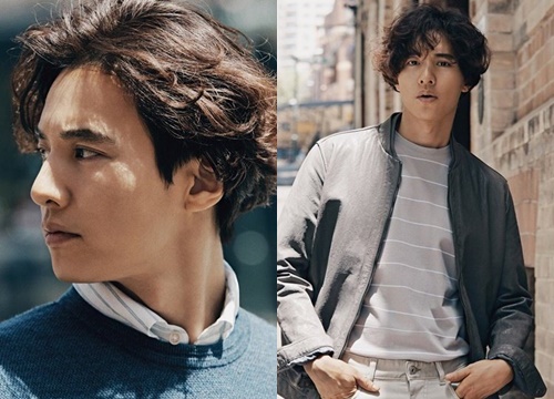 Won Bin để tóc 'mì tôm', không đóng phim vẫn hot