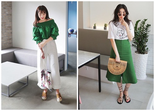 Bí quyết phối đồ với sắc xanh đẹp và chất như fashionista