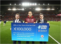 Hành động đầy tình người của Van Dijk trước trận Bayern