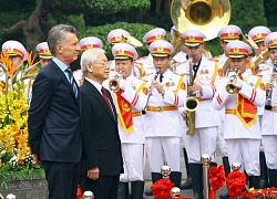 Tổng Bí thư, Chủ tịch nước chủ trì lễ đón Tổng thống Argentina