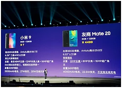 CEO Xiaomi tuyên bố Huawei Mate 20 không xứng đáng để so sánh với Mi 9