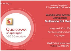 Modem X55 mới của Qualcomm sẽ giúp điện thoại 5G mỏng hơn và phổ biến rộng rãi hơn vào năm 2020