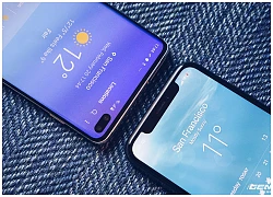 So sánh màn hình Galaxy S10+ và iPhone XS: Đục lỗ hay tai thỏ? Cằm ai mỏng hơn?