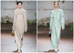 Xuất hiện nhiều mẫu thiết kế giống áo dài Việt Nam trên sàn diễn của Jil Sander tại Milan Fashion Week