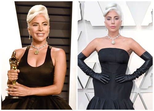 Lady Gaga "chiếm sóng" Oscar 2019 với vòng cổ đính viên kim cương nổi tiếng nhất thế giới