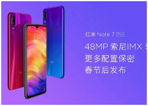 Redmi Note 7 Pro sẽ là smartphone đắt nhất của Redmi, 6,9 triệu cho chip Snapdragon 675, camera Sony 48MP, cảm biến vân tay dưới màn hình