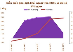 Tuần 18-22/2: Khối ngoại sàn HoSE vẫn mua ròng 773 tỷ đồng, vẫn gom mạnh HPG và CCQ ETF nội