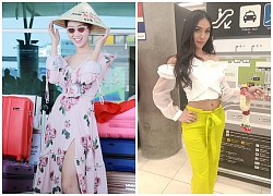 Vừa khai chiến, phong cách của Nhật Hà đã 'ăn đứt' dàn thí sinh Miss Int' Queen 2019 khi đổ bộ sân bay