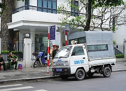 An ninh chốt chặn mọi ngả đường về khách sạn Sofiel Metropole