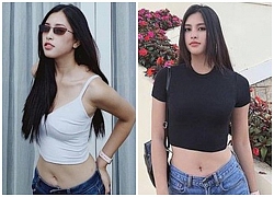 Tiểu Vy diện crop-top khoe vòng eo gợi cảm 'vô đối', Vbiz này ít ai qua được!