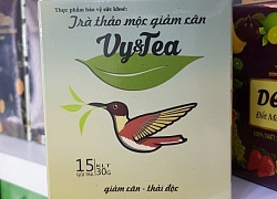 Phát hiện có chất cấm trong trà thảo mộc Vy&Tea