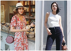 Street style sao Việt tuần qua: Đầm liền, áo phông và "cuộc đổ bộ" của mũ vành tròn