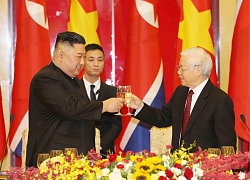 Tổng bí thư, Chủ tịch nước mở tiệc chiêu đãi Chủ tịch Kim Jong-un