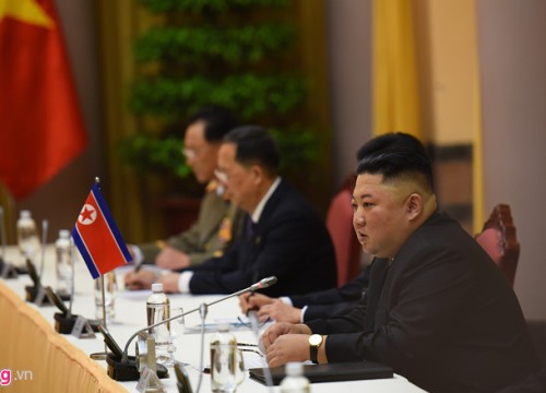 Toàn cảnh lễ đón chính thức Chủ tịch Triều Tiên Kim Jong-un