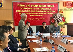 Trưởng ban Tổ chức TƯ Phạm Minh Chính làm việc tại trường ĐH KH Xã hội và Nhân văn