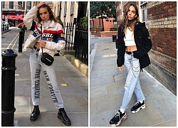 Bạn gái của Brooklyn Beckham "nghiện" mặc áo crop top