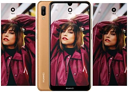 Huawei Y6 (2019) ra mắt: Mặt lưng bằng da, màn hình giọt nước, chip MediaTek Helio A22