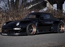 Ngắm mui trần Porsche 911 Cabriolet độ widebody RWB cực độc