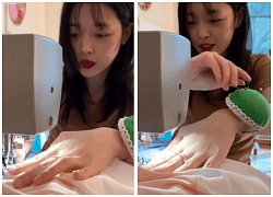 Những ai hay chê Sulli vô dụng ra mà xem cô nàng tự may đồ hay lắm đây này