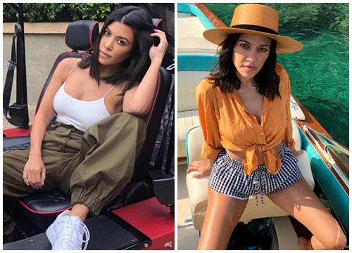 Kourtney - chị gái U40 mặc táo bạo chẳng kém Kim Kardashian