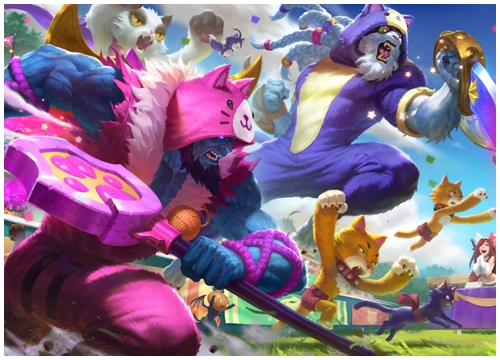 LMHT: Riot hé lộ loạt trang phục Cá Tháng Tư và sự kiện Quyết Đấu 2019 cực lầy lội giữa Chó vs Mèo