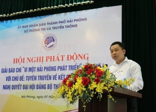 Phát động giải báo chí 'Vì một Hải Phòng phát triển'