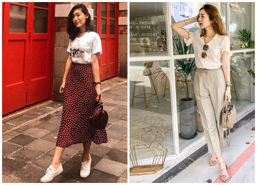 Style thời trang vừa đơn giản lại sang chảnh đón Xuân Hè 2019