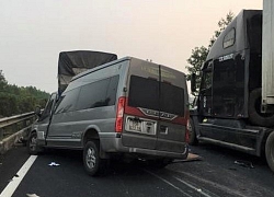 Tai nạn trên cao tốc Pháp Vân - Cầu Giẽ khiến 2 người chết: Xe Limousine chở khách chui