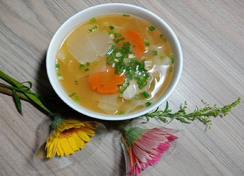 Canh Miso thịt heo