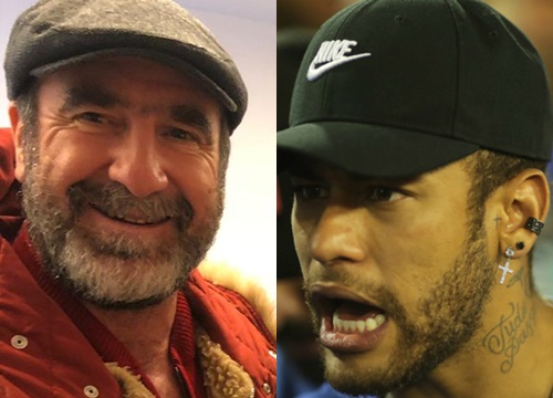 Eric Cantona suýt tẩn nhau với Neymar trong trận thắng của Man United trước PSG