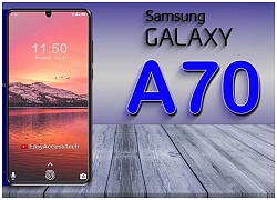 Lộ diện của Galaxy A70: 3 camera, pin "trâu", vân tay trong màn hình