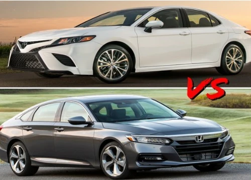 So sánh toyota camry 2019 với honda accord 2019