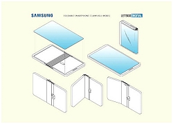 Bằng sáng chế smartphone gập màn hình ra ngoài của Samsung được tiết lộ