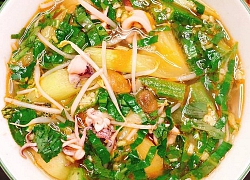 Cách nấu món: Canh chua mực