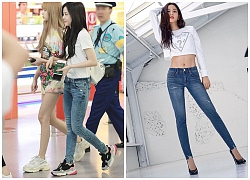 Jisoo (Black Pink) vẫn đẹp bất chấp dù chuyên môn diện kiểu quần jeans dễ dìm dáng, ít ai mặc lúc này